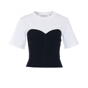 Patrizia Pepe Women Knit Bustier T-Shirt